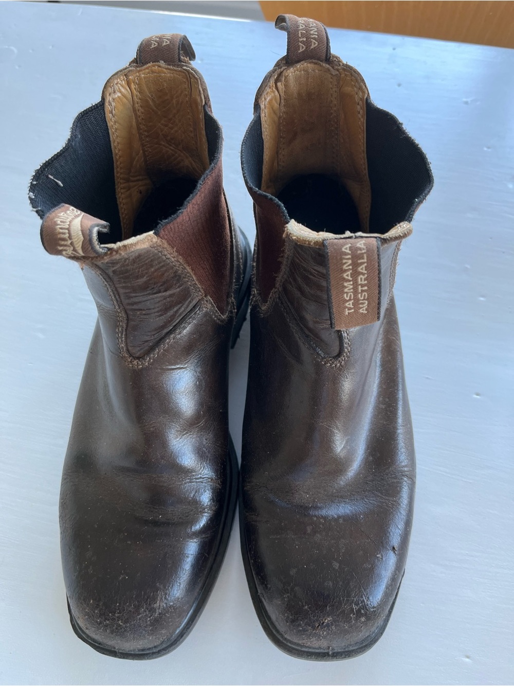 Well-loved Brown Blundstones Size AU 6.5/US 9.5